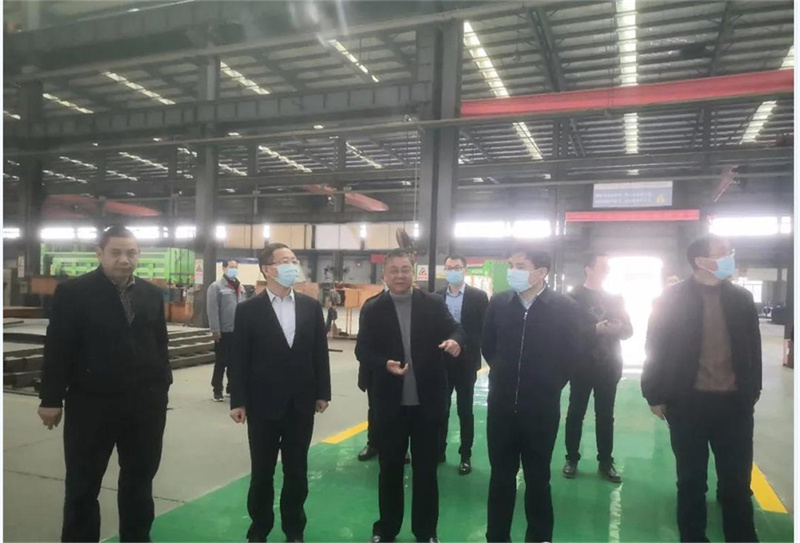 隨州市委常委、市委副書記、政法委書記馮偉等一行領(lǐng)導(dǎo)蒞臨湖北楚勝調(diào)研