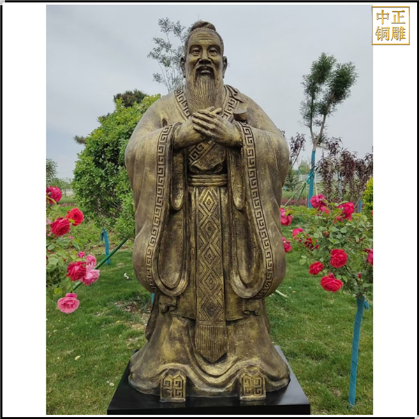 公園孔子雕塑鑄造廠(chǎng)家